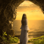 Une jeune femme découvre une nouvelle possibilité en voyant la lumière