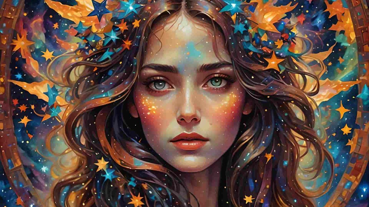Une femme avec une auréole d'étoiles qui peut choisir d'utiliser sa magie et la manipulation pour nuire à autrui pour faire le bien